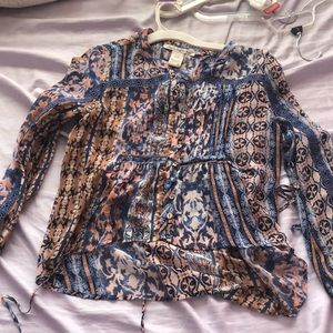 Patterned Blouse
